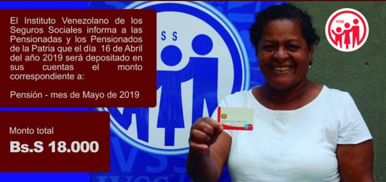 IVSSPARAISO_OA's tweet photo. Amigo pensionado, corre la voz📣 mañana #16Abr el #Ivss cumple en depositar el pago de la #Pensión  del mes de #Mayo 🏃recuerda que con tu tarjeta es más rápido 💳 @ivssoficial @YessicaG_G @ConElMazoDando https://t.co/apTFAV9Nwz