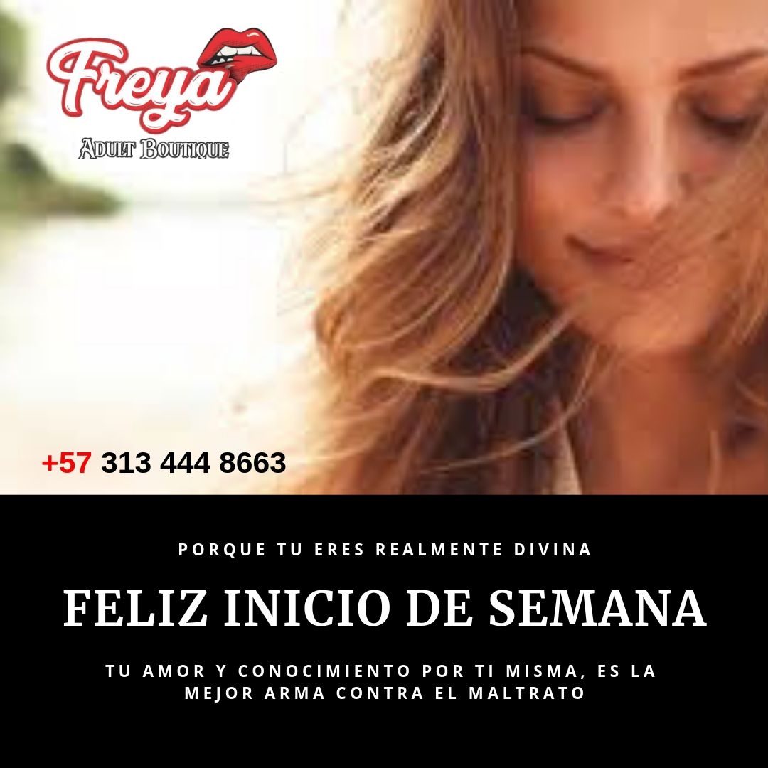 Freya_Boutique_'s tweet photo. @Freya_Boutique_ te invita a conocerte y ser libre.
#FreyaAdultBoutique #Bogota #Colombia #FelizLunes #mujer #mujeres #mujeresemprendedoras #mujeresbellas #mujeresreales #mujeremprendedora #mujeresmillonarias #MujerSinJefe #mujeresquecorren #mujeresfuertes #mujereslindas https://t.co/OGm7d96vJw