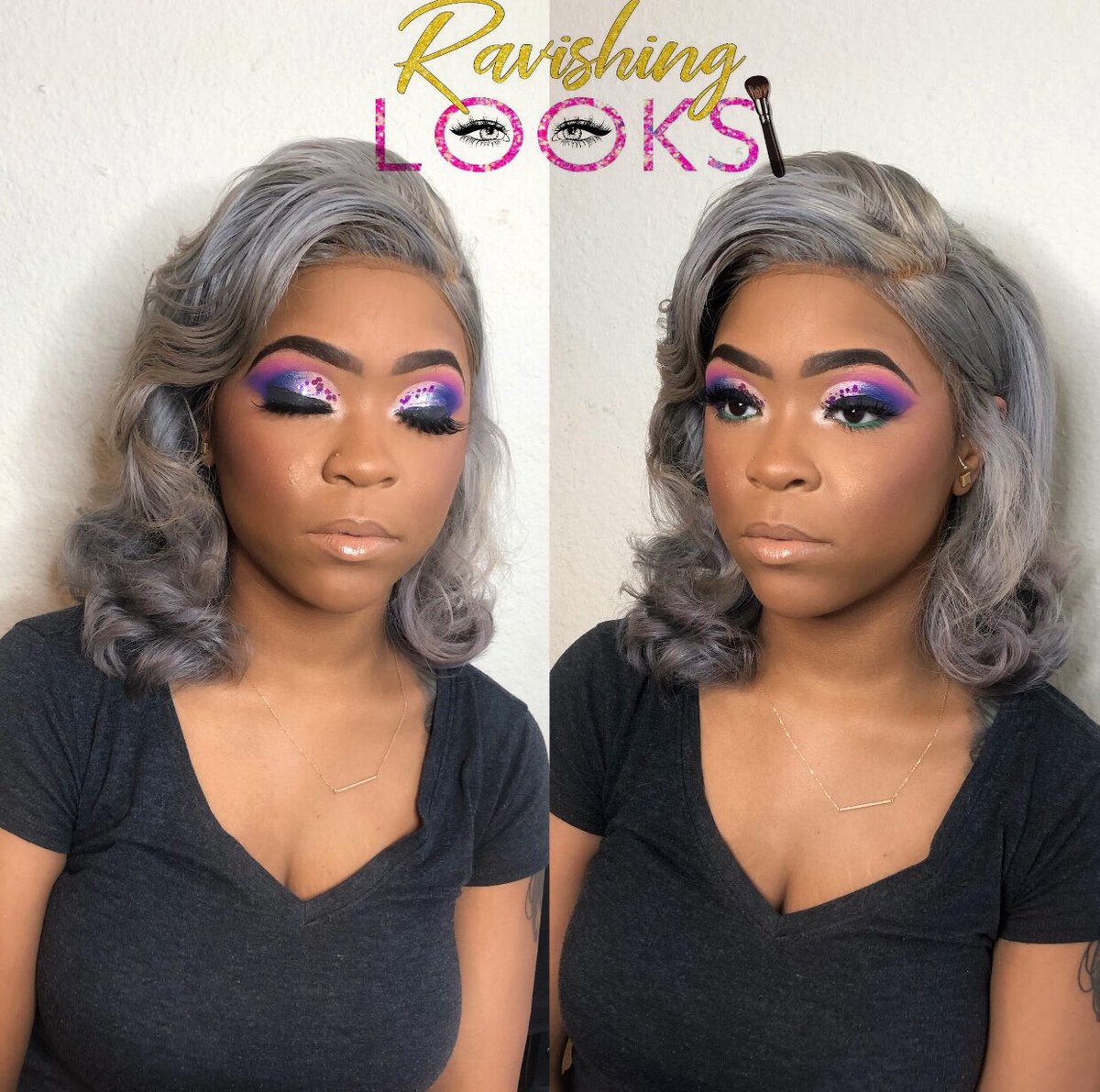LooksRavishing's tweet photo. Prom is approaching & it’s highly recommended to book the full Ravishing look which includes glitter eyes , Smokey & anything dramatic .🤩💁🏾♀️
•
•
•
#MakeUpForBlackWomen #houstonmua #MakeupInHouston #springmua #humblemua #makeupartist #PromMakeup #SpringBreak #PromSeason https://t.co/TK39smOGM2
