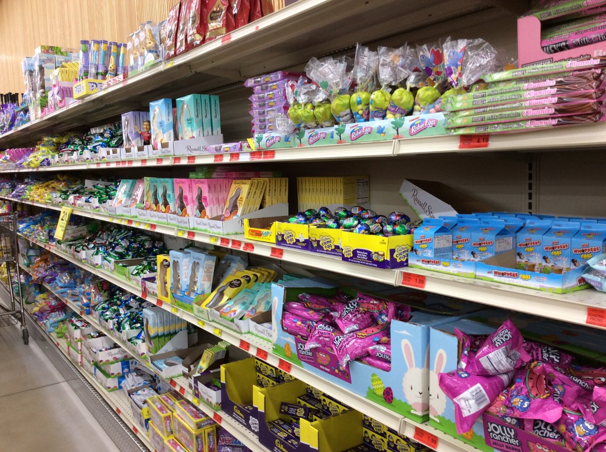 WoodmansFood40's tweet photo. We still have plenty of candy left for those Easter baskets! Stop in early for the best selection. #WhileSuppliesLast https://t.co/UtAGP9FJSr