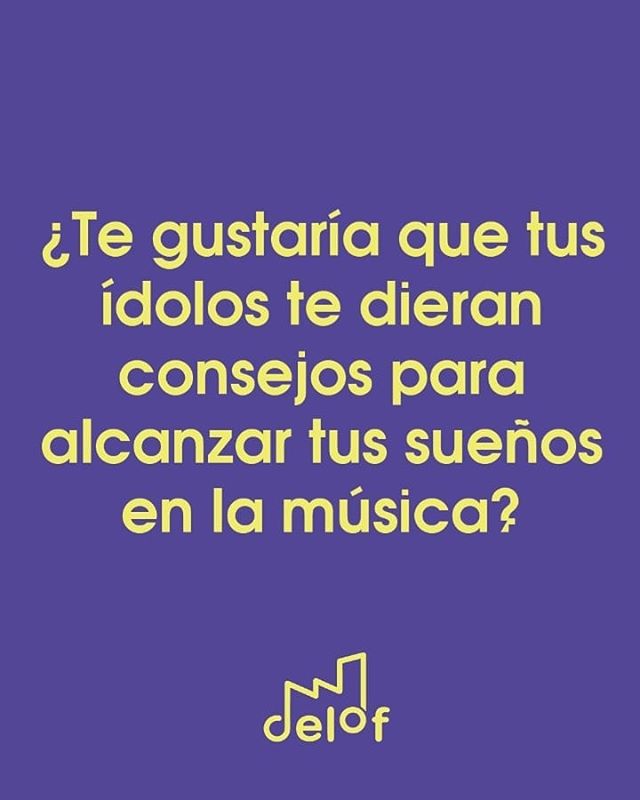 Delofmusic's tweet photo. Acá te dejamos algunos consejos de artistas y productores que pueden ayudarte a alcanzar tus sueños #Delof ⚡⚡ https://t.co/AcWIrL2WQf