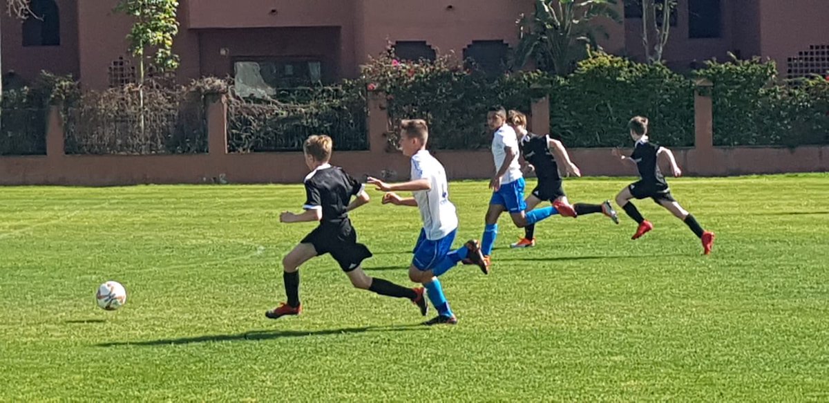 FhspeM's tweet photo. Y9 unbeaten on tour! Came from behind to win another very good Spanish team 3-2. Two goals from Oscar D and a screamer from Harry W. Excellent performance too 🇪🇸⚽️ https://t.co/bK2VZXWVlx