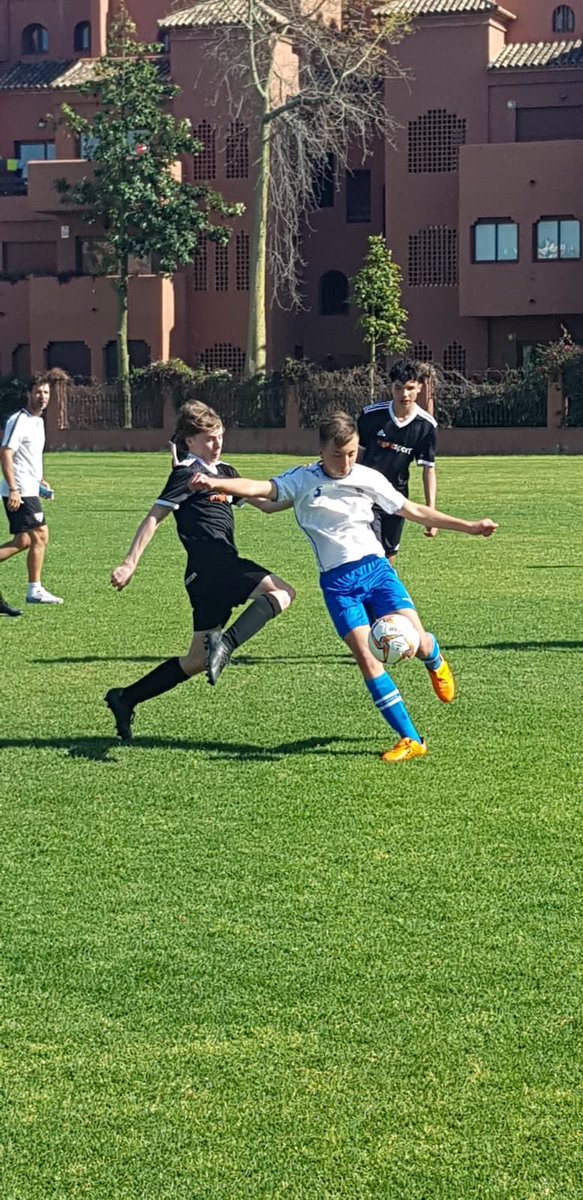 FhspeM's tweet photo. Y9 unbeaten on tour! Came from behind to win another very good Spanish team 3-2. Two goals from Oscar D and a screamer from Harry W. Excellent performance too 🇪🇸⚽️ https://t.co/bK2VZXWVlx