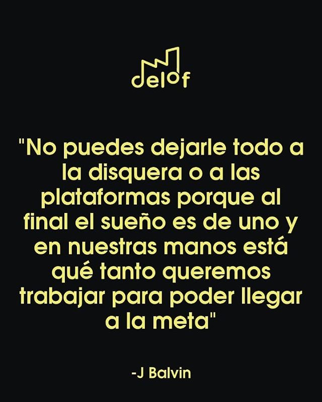 Delofmusic's tweet photo. Acá te dejamos algunos consejos de artistas y productores que pueden ayudarte a alcanzar tus sueños #Delof ⚡⚡ https://t.co/XC4Qr4opjj