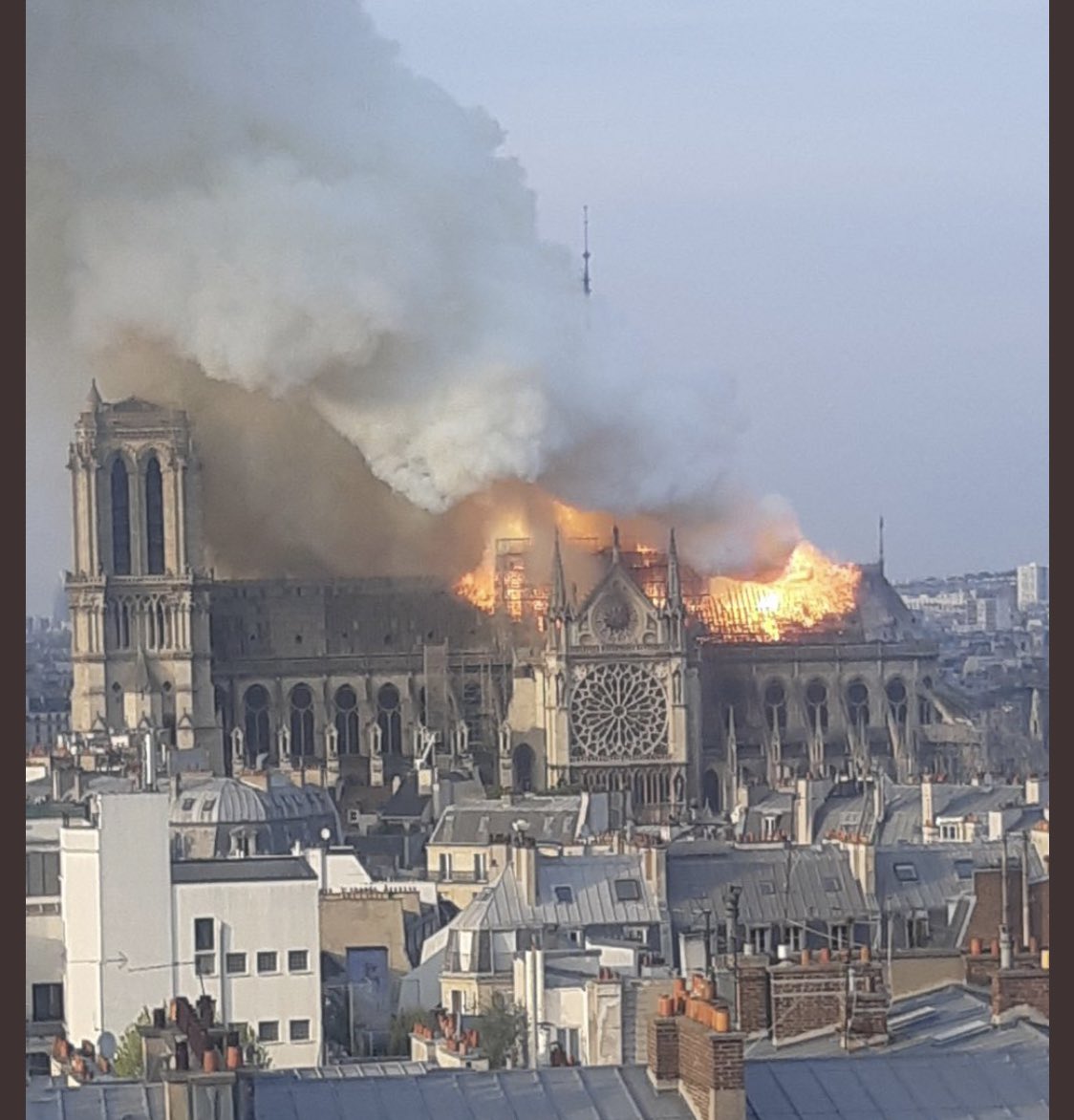 Another sad day in Paris  #NotreDame