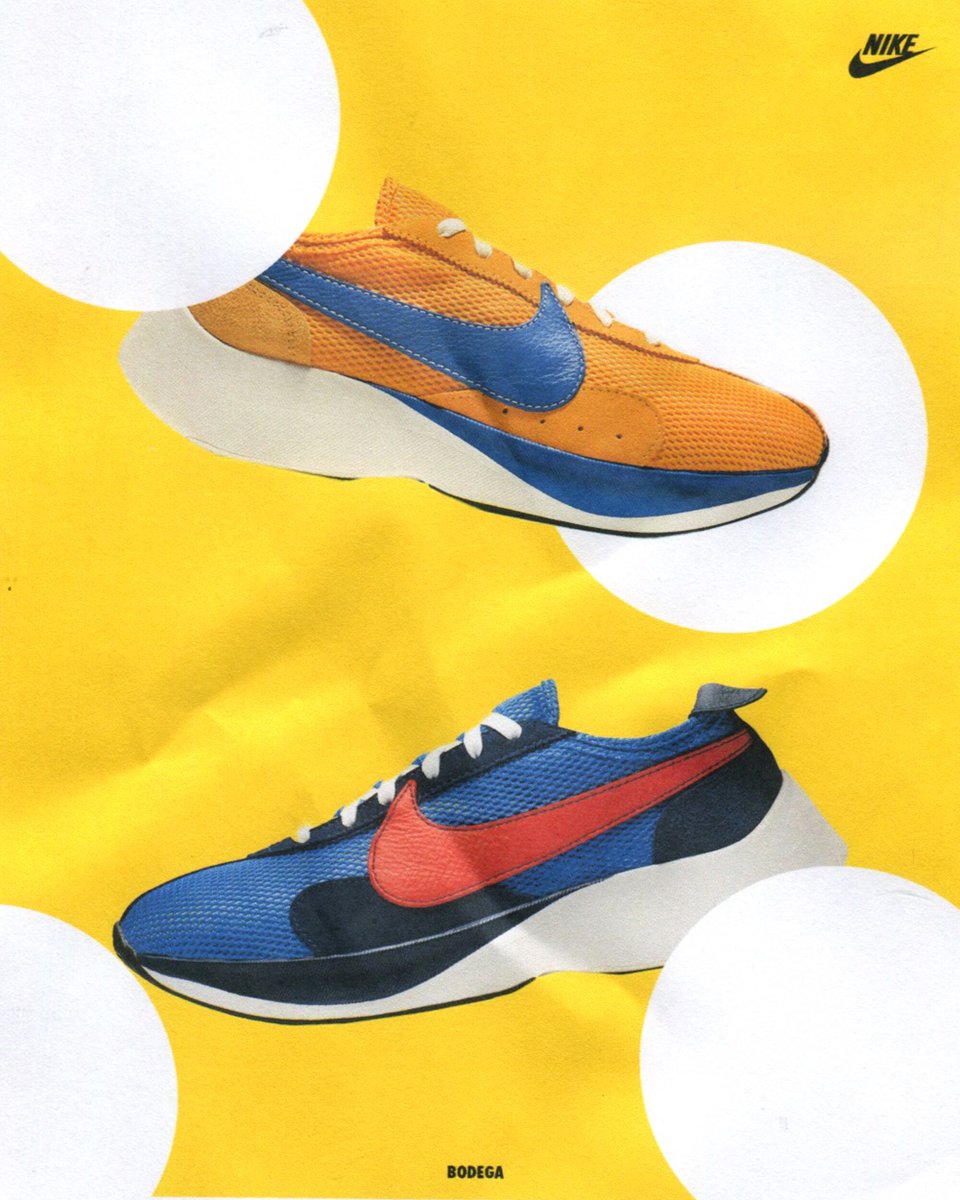 bodega's tweet image. Nike Moon Racer QS available now online at Bodega and in-store at both our Boston and Los Angeles locations. For more - bit.ly/2UejxwM #nike #moonracer #quickstrike #footwear #bodega