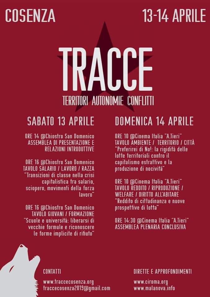 LabPolIskra's tweet image. Abbiamo partecipato alla 2g di #Tracce a #Cosenza con l&apos;obiettivo di strutturare una prospettiva di #classe su lavoro, ambiente, formazione. Abbiamo aggiunto la possibilità di costruire una mobilitazione del #Sud. Ci rivedremo tutt* a #Taranto e a #Rende il 4 e 5 maggio.