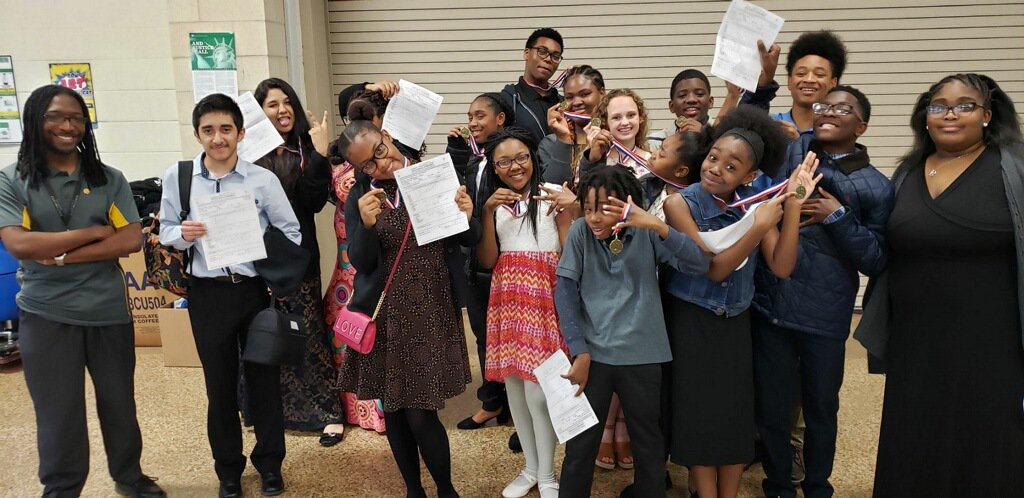 DeSoto ISD (@desotoisdeagles) on Twitter photo The choir departments at @desotoeastms & <a href="/DeSotoWest2/">DeSoto West</a> competed at the Region 20 MS Choir Solo & Ensemble Contest in Waxahachie!
East had 13 students receive Superior ratings on solos; West had three ensembles receive Superior ratings at the recent competition.
#GoEagles The choir departments at @desotoeastms & <a href="/DeSotoWest2/">DeSoto West</a> competed at the Region 20 MS Choir Solo & Ensemble Contest in Waxahachie!
East had 13 students receive Superior ratings on solos; West had three ensembles receive Superior ratings at the recent competition.
#GoEagles