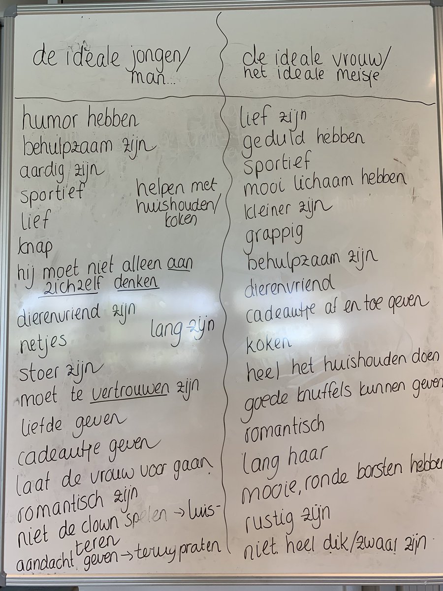 Groep6cQ's tweet photo. Hoe ziet de ideale man/jongen/vrouw/meisje eruit volgens een klas van 10-jarigen?! Lessen over verliefdheid, verkering, baby's etc. #lentekriebels #leukelessenvoorjufomtegeven https://t.co/2NPiXGhlKw