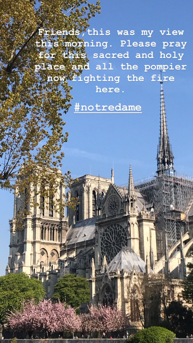 RuffledByGrace's tweet photo. Kyrie Eleison. #NotreDame https://t.co/bgQYveo9JU