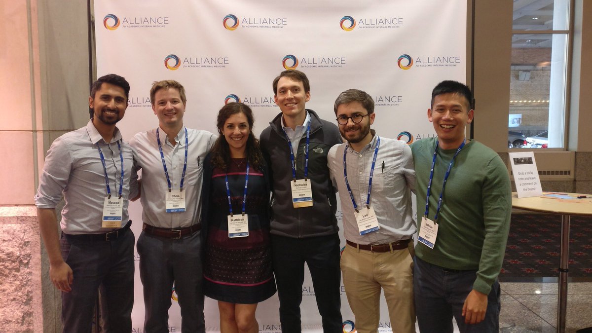 ktwaybill's tweet photo. Future @VcuIMChiefs excited to bring new ideas back to RVA after an inspiring few days at #AIMW19! Also so proud of these rising chiefs and fellow VCUSOM 2016 alums! #vcumed https://t.co/1GrdmgUKQo