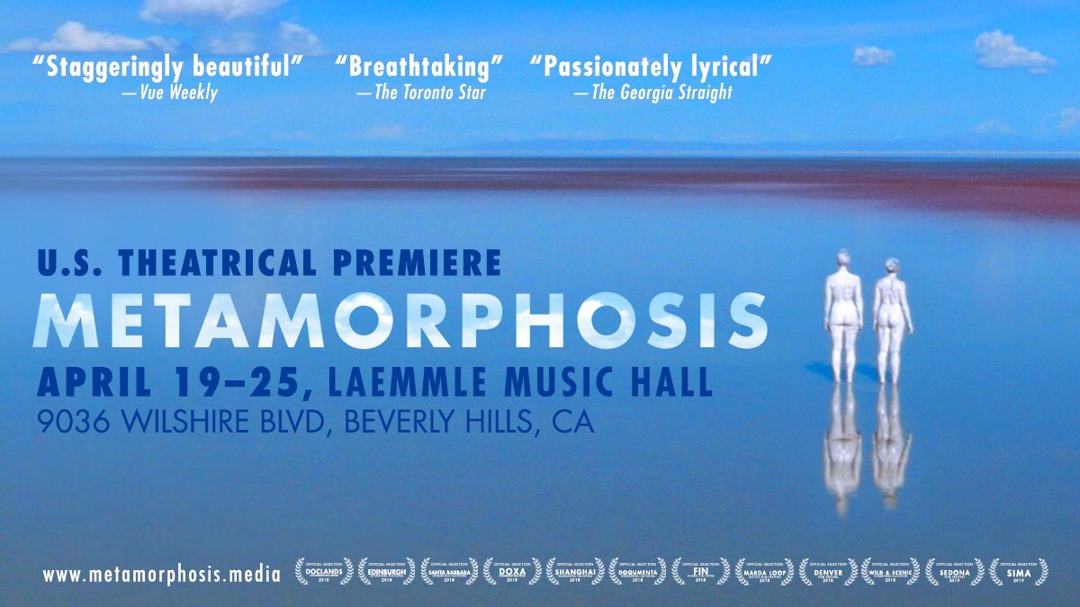 Metamorphosis Film (@metathemovie) on Twitter photo #Metamorphosis screens April 19-25 at <a href="/laemmle/">Laemmle Theatres</a> in #LosAngeles. See it on the big screen. #Metamorphosis screens April 19-25 at <a href="/laemmle/">Laemmle Theatres</a> in #LosAngeles. See it on the big screen.