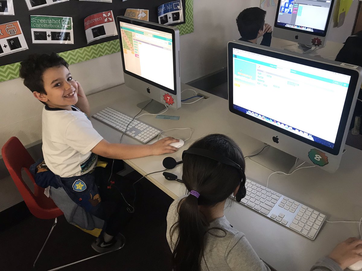 BWBisonTech's tweet image. Third graders doing an hour of code this week to make testing week FUN! #hourofcode #code.org