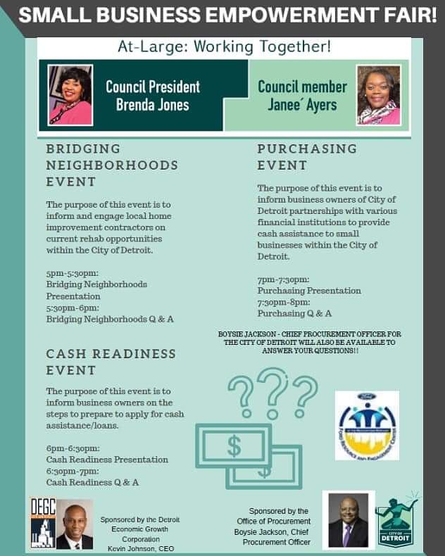 DetBlkAttorney's tweet image. You should cover I'll be representing @StartWithBuild this Thursday for a small business empowerment fair! #startwithbuild