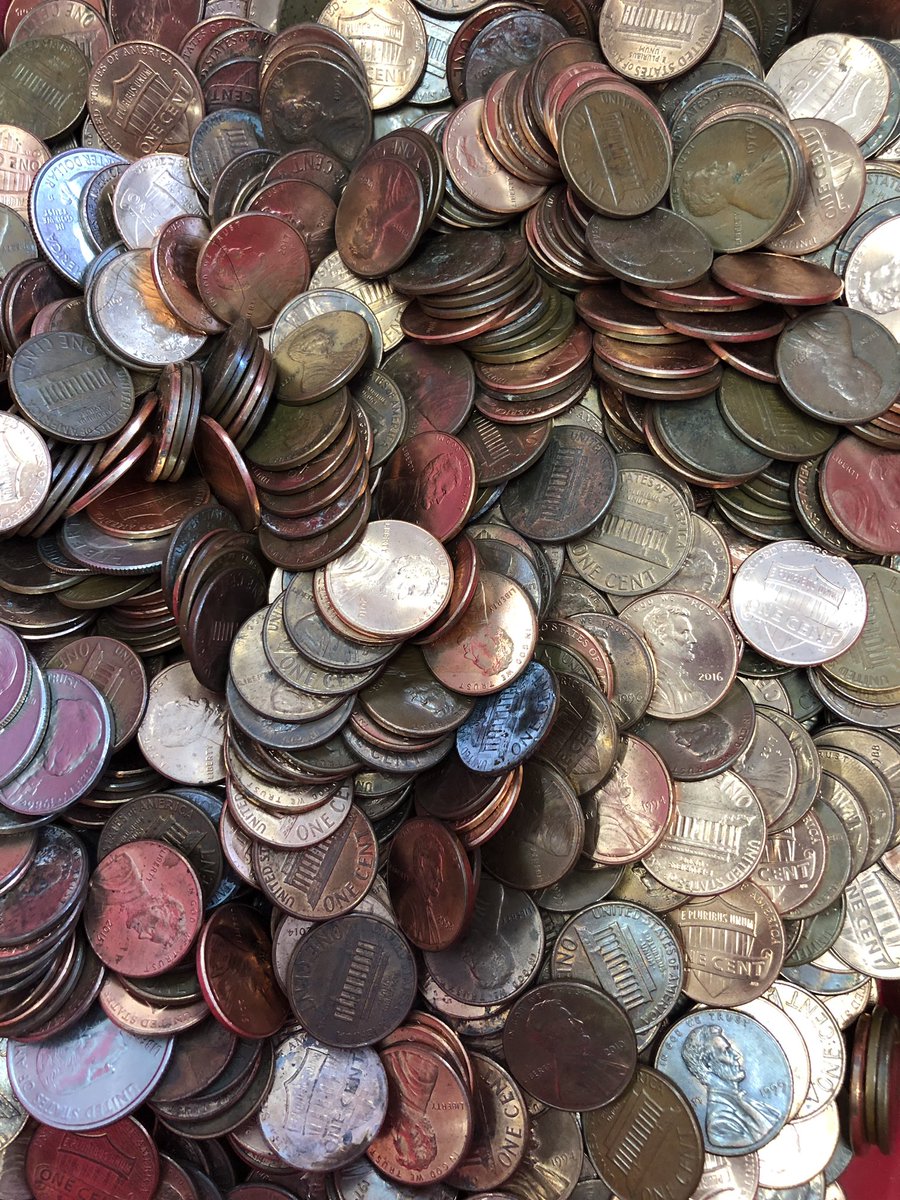 WiseOwl_Learn's tweet photo. SPIRIT WEEK IS HERE!!! Our SGA officers rounded up the pennies today. Be sure to bring your nickels, dimes and quarters this week! 
Tuesday- Neon nickels
Wednesday- Dazzle dimes
Thursday- Crazy/ Wacky quarters @TeamWoodmoor @PrincipalFBrown @MrsAbles_WES https://t.co/xdySUdXLnt