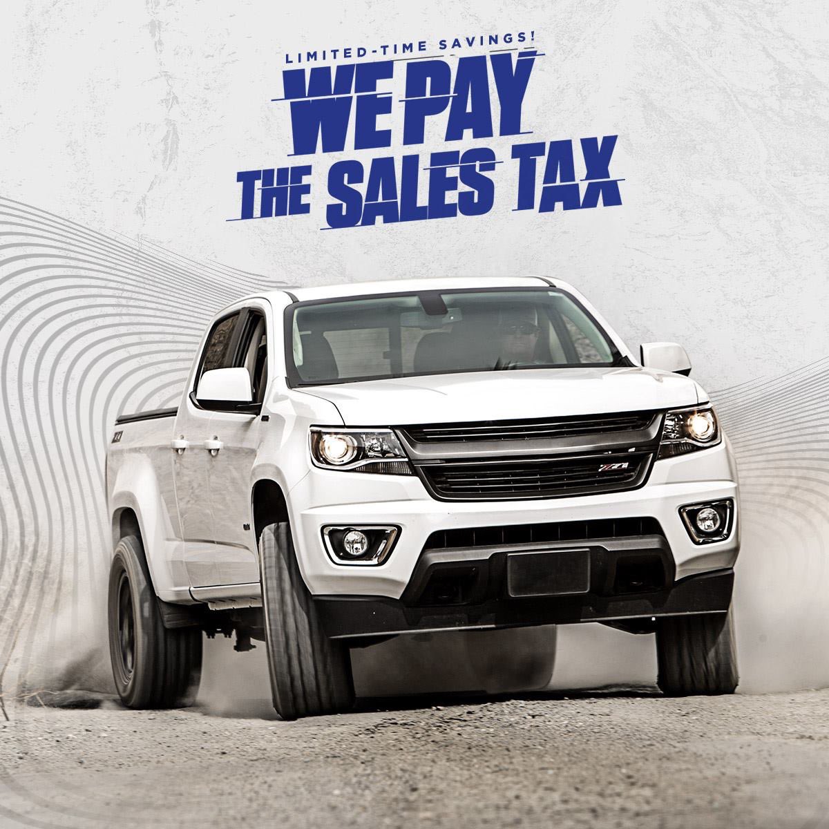 We Pay The Sales Tax Sale Ends tonight! Exclusive deals: •up to $250 OFF a set of 4 Pro Comp Tires •up to $100 OFF a set of 4 BFG Tires •up to $500 OFF on select suspension systems •up to 20% OFF on Smittybilt Products • Save 30% on LRG Wheels 4wheelparts.com