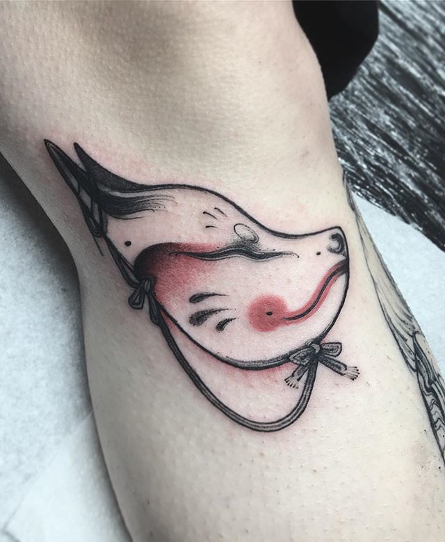 One from today 👹🖤 @helltopaytattoos // for booking inquiries please DM or Email
-
-
-
#bournemouthtattoo #tattoo #tattooapprentice #tattooapprenticeuk #darkart #darkartists #apprenticetattoo #bournemouth #lineart #uktattooapprentice #ukartist #cheyennehawkpen #blackwork #bla…