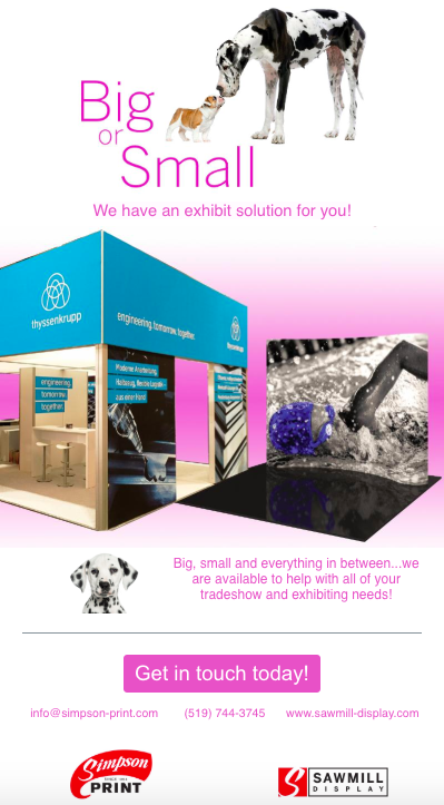 SimpsonPrint's tweet image. Big or Small...we have an exhibit solution for you!

Introducing Sawmill Display, the new division of Simpson Print available to help with all of your tradeshow and exhibiting needs.

Learn more about Sawmill Display here:
sawmill-display.com