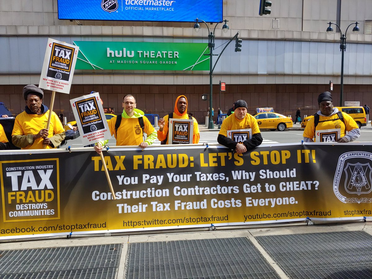 StopTaxFraud's tweet photo. Revving up in NYC!
#StandUpToTaxFraud. #TFDOA https://t.co/G4NQMFoktk