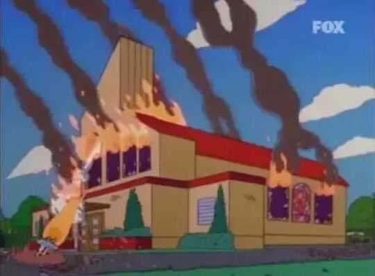 Deserve the mall I agree AFROMEDIOS on Twitter: "@CathedraleNotre @AnjaliHemphill The simpsons  already predicted the Fire of Notre Dame Cathedral in Paris?  https://t.co/jtFYqMglhm" / Twitter