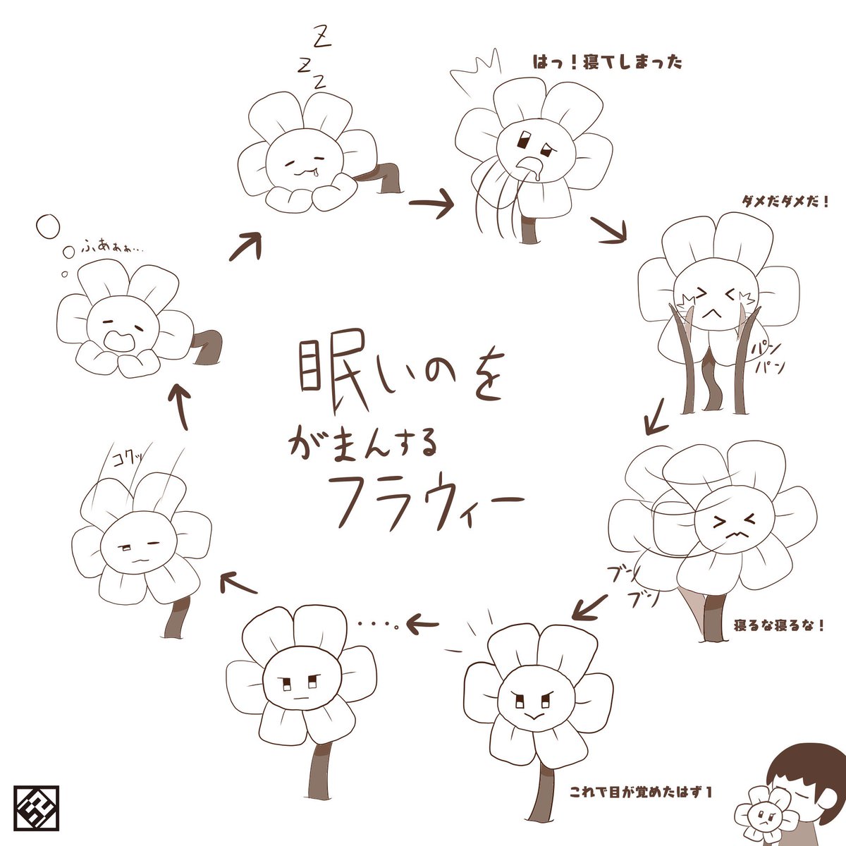 眠いと無限ループに入りがち
#Undertale #Flowey #アンダーテール 
