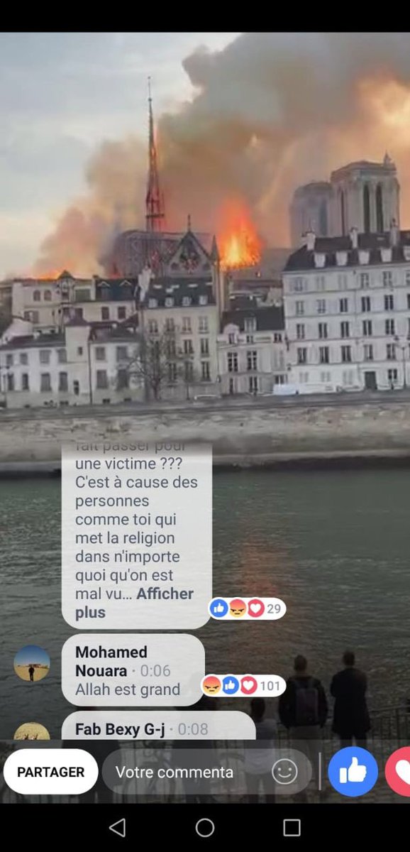 Allah est grand Muslims and leftists gloat as fire destroys Notre Dame cathedral during Holy Week