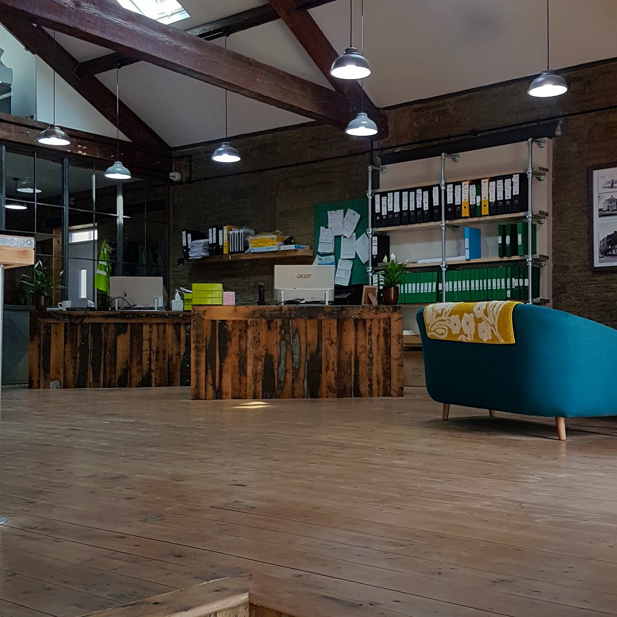 The Rhodes Joinery &amp; Building Services office/showroom is officially open. Pop in and have a look around. We are based next door to the hairdressers on Church St, Elland <a href="/allaboutElland/">All About Elland</a> #unit2wheatsheaf #elland #joinery #building #plumbing