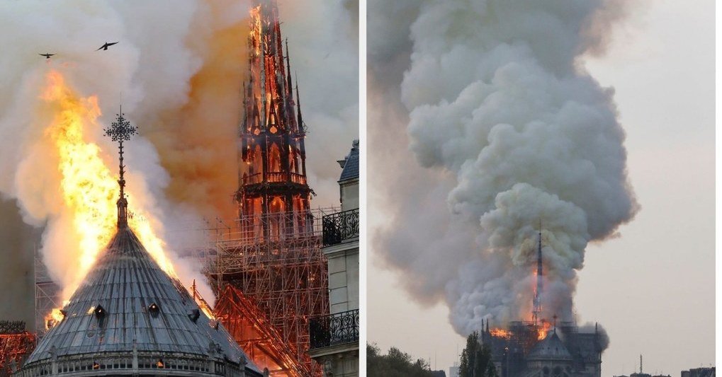THUTO's tweet photo. THUTO [Paris' Notre Dame is burning!?!?] https://t.co/pjNOn1yWhs https://t.co/RhBhtLTAKl