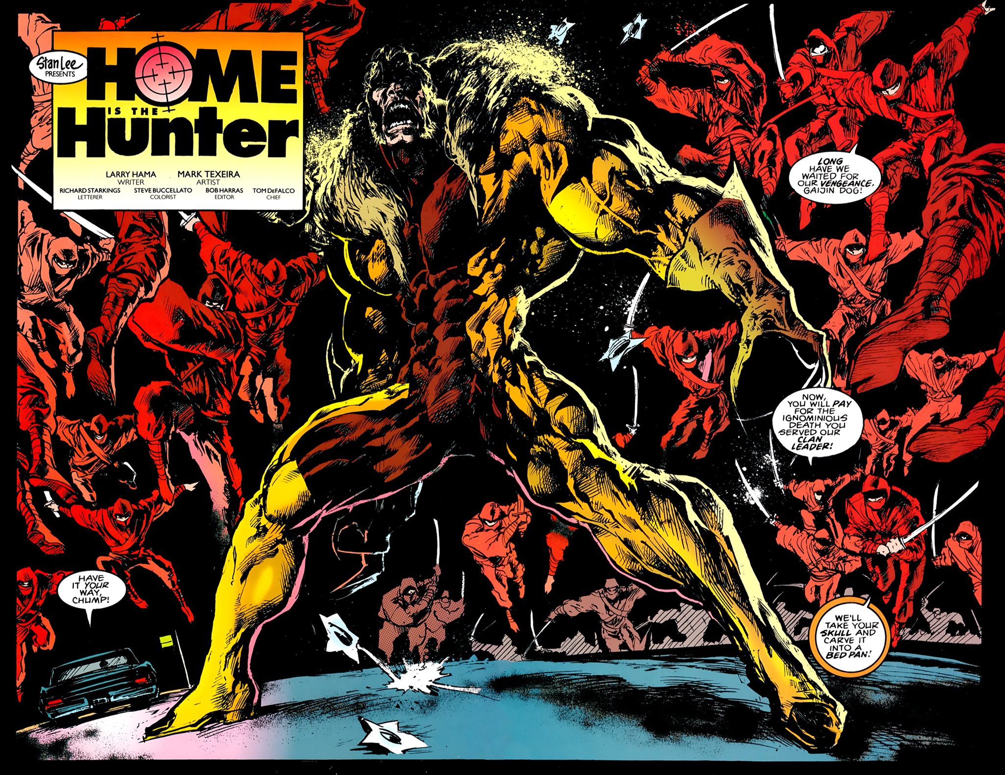 Cool Comic Art on X: Sabretooth (1993) art by Mark Texeira https