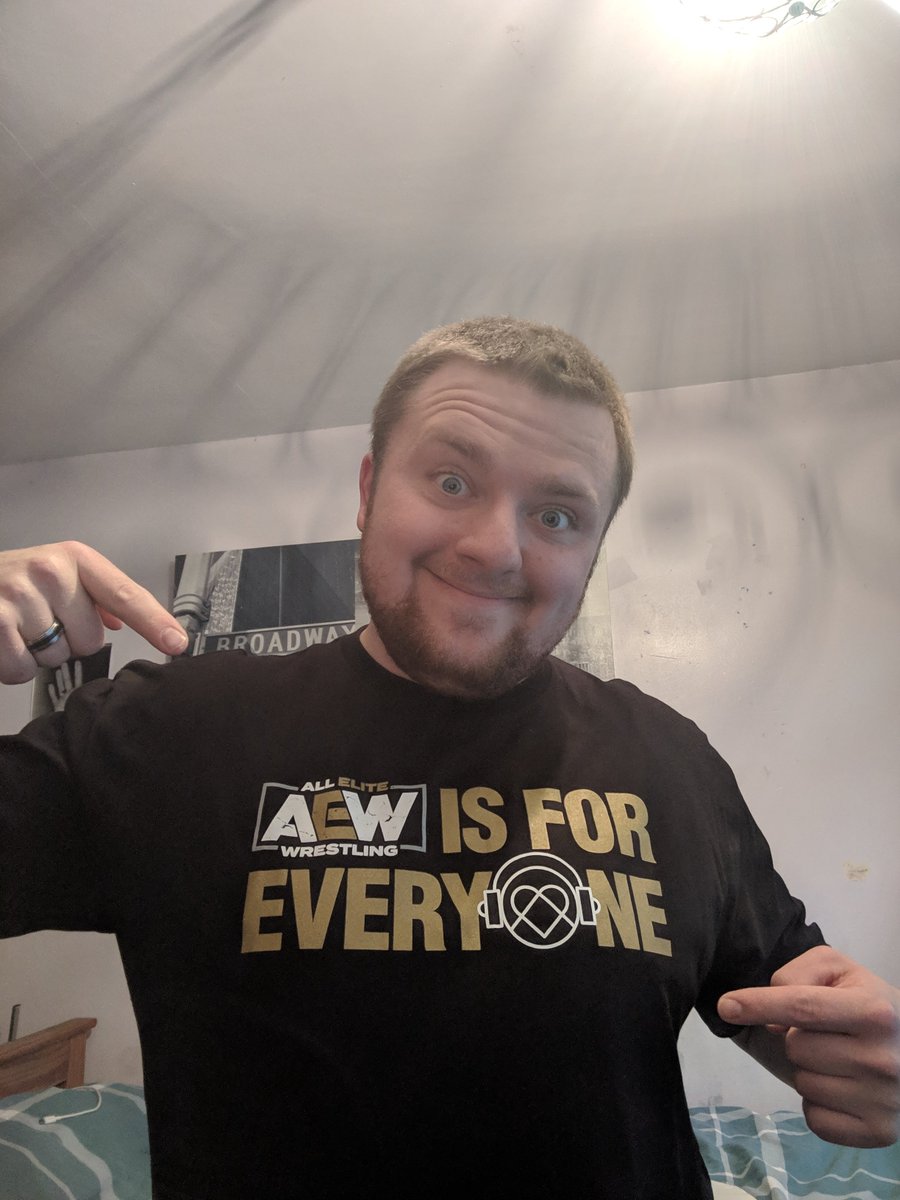 ANTONBLAKE_COX's tweet image. Thank you to @AEWrestling &amp;amp; @kulturec for the awesome t-shirt, celebrating and helping people like me with autism. #ThankYou #AEWisforeveryone