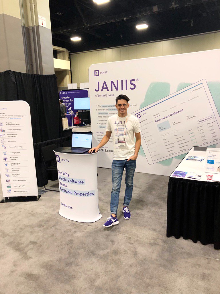 janiis_platform's tweet image. One of the best @VRMAadvocacy events we&apos;ve been to! The #VRMASpringForum is off to an amazing start. Swing by BOOTH #123 to see how using #simplesoftware means #profitableproperties...and also to see Blake &amp;amp; Jason&apos;s new kicks. #newshoes #vacationrentals #vacationrentalsoftware