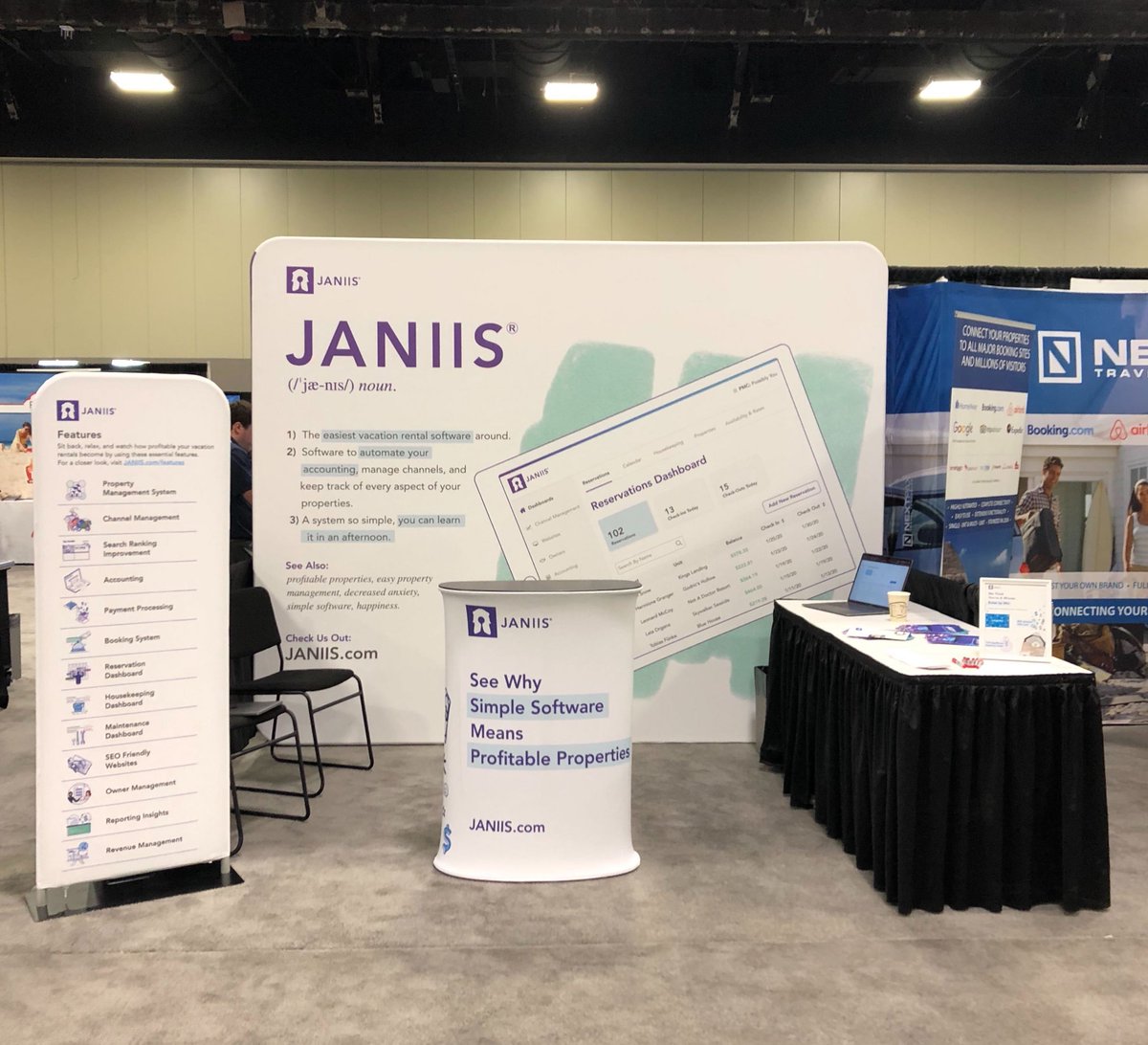 janiis_platform's tweet image. One of the best @VRMAadvocacy events we&apos;ve been to! The #VRMASpringForum is off to an amazing start. Swing by BOOTH #123 to see how using #simplesoftware means #profitableproperties...and also to see Blake &amp;amp; Jason&apos;s new kicks. #newshoes #vacationrentals #vacationrentalsoftware