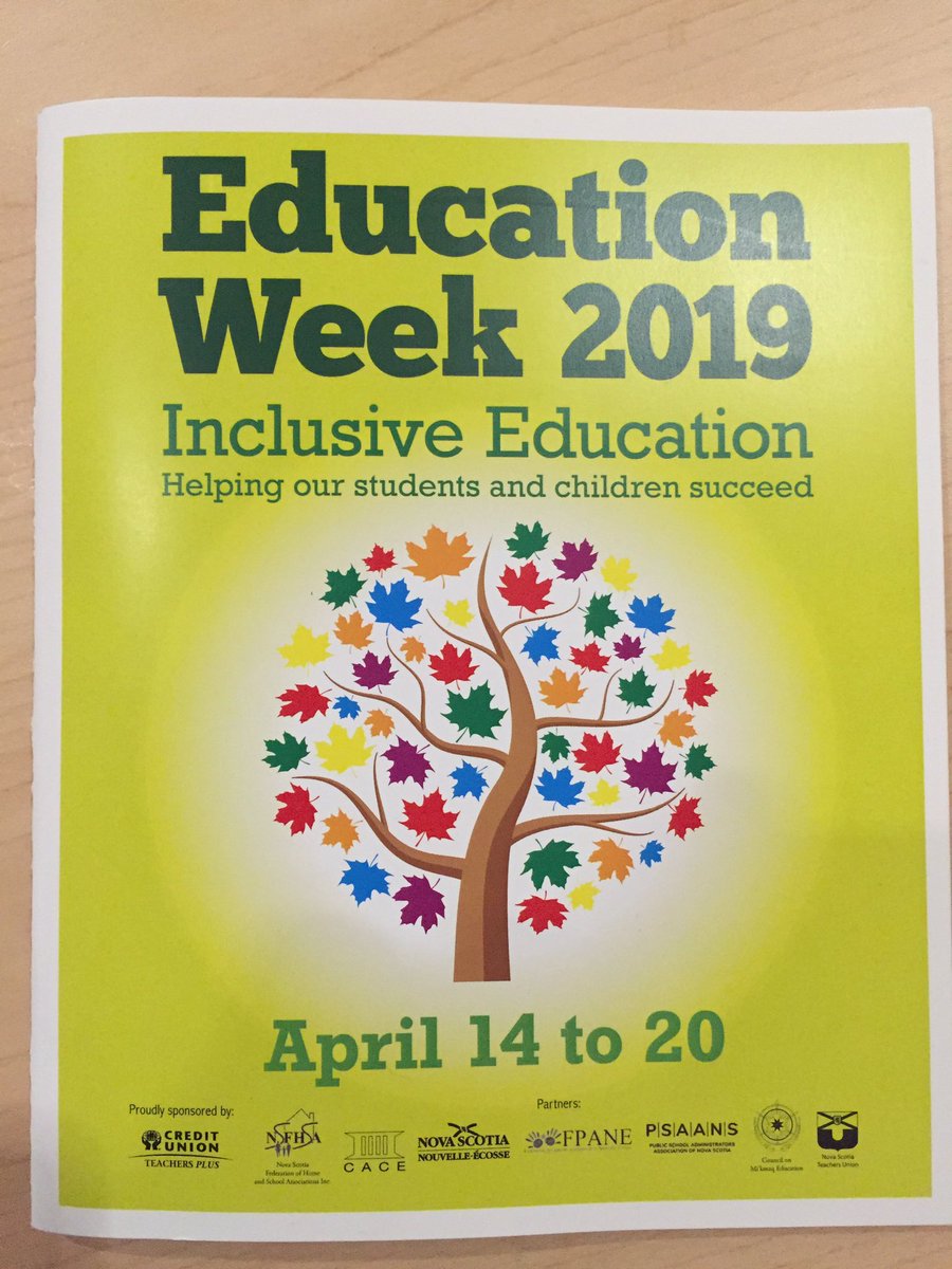 Education Week 2019, congratulations Earth Monard @Dartmouth, Eddie Colley <a href="/JoeHoweSchool/">Joseph Howe School</a> and Tish Sock-Sachetti <a href="/JLIlsleyHS/">J. L. Ilsley High School</a> <a href="/ES_Skyhawks/">Elizabeth Sutherland</a> @RHS_HRSB. Though your presence, positive influence, and love, students learned to accept their GREATNESS/STRENGTHS.