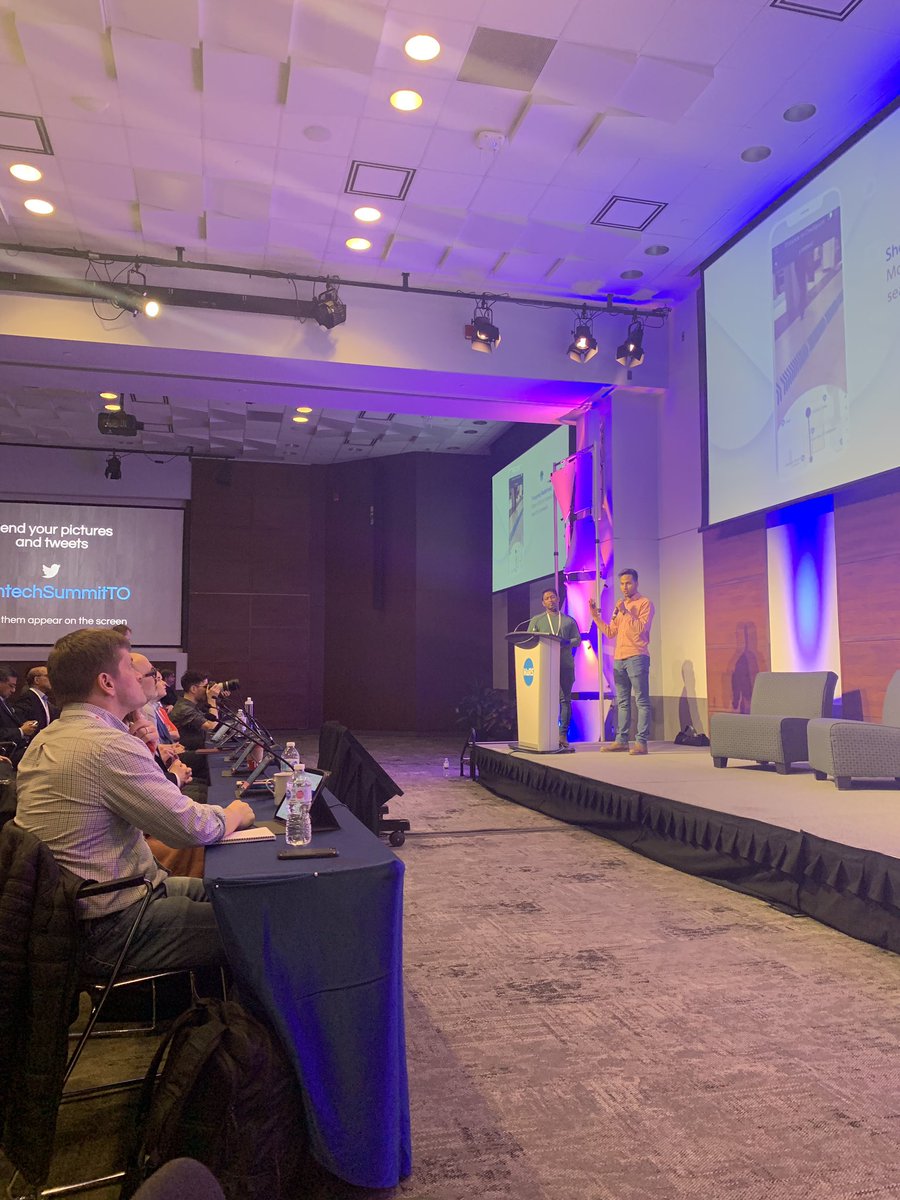 Our <a href="/BearWbear/">Win Bear</a> judging the future of fintech &amp; AI pitch competition @ Fintech 3.0. Great conference, <a href="/MisekPeter/">Peter Misek</a> and <a href="/frameworkvc/">Framework Venture Partners</a> #FintechSummitTO