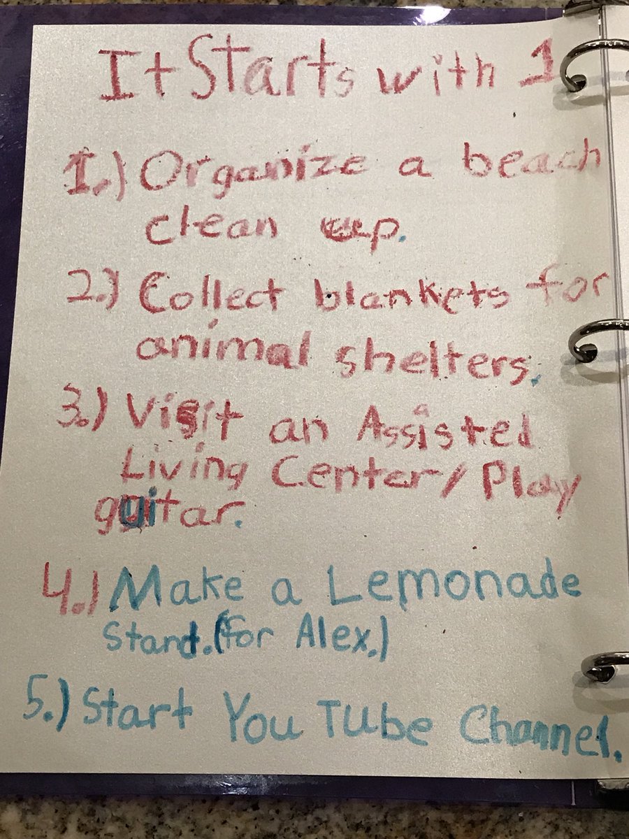 ItStartsWith1_'s tweet photo. Making plans! #babysteps #settinggoals #youngactivists #earthday2019 
#youthinfluencers #influencers #itstartswith1 #makeadifference  #kidactivists #youngenvironmentalists #earthprotectors #choosekind https://t.co/wtdQUBdnLA