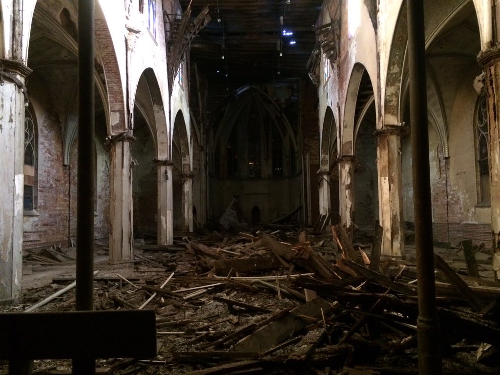 danielcbritt's tweet photo. Everyone mourning #notredam today can DM me for a free tour of the Church of the Transfiguration in #Buffalo, NY —the #Paris of North America. https://t.co/sqhYM8KF6p