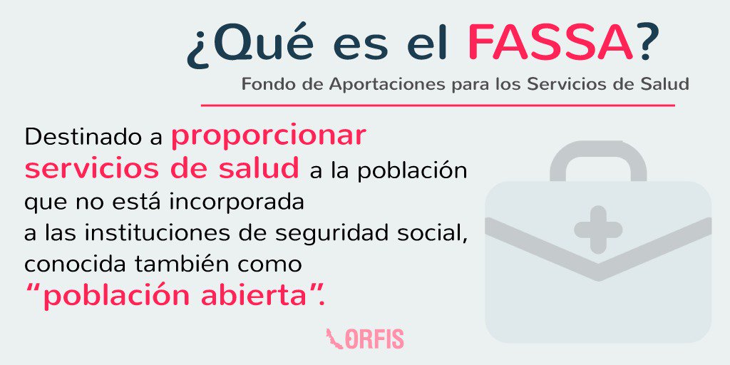 ORFIS_VER's tweet photo. #UnDatoORFIS | Para conocer más sobre el Fondo de Aportaciones para los Servicios de Salud #FASSA te invitamos a visitar:https://t.co/OoUUFU7aRT https://t.co/HJLx0SjfSW