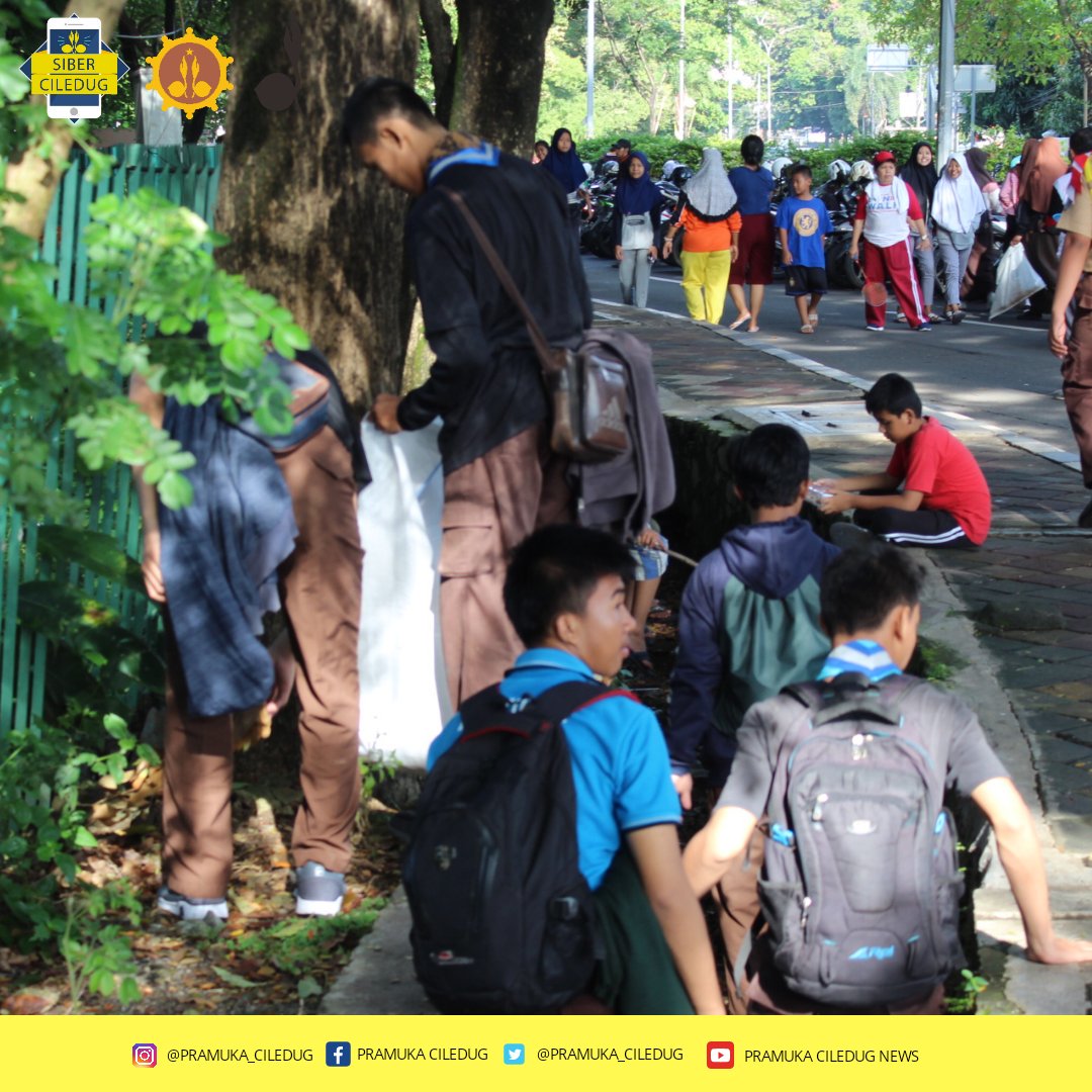 pramuka_ciledug's tweet photo. Minggu, (14/04/2019)
Dalam Rangla Memperingati Hari Bapak Pramuka Indonesia Kwartir Cabang Gerakan Pramuka Kota Tangerang menggelar aksi Peduli Lingkungan yaitu Gerakan Pungut Sampah (GPS) di CFD Tugu Adipura - Kota Tangerang. https://t.co/N0EhexBZHF