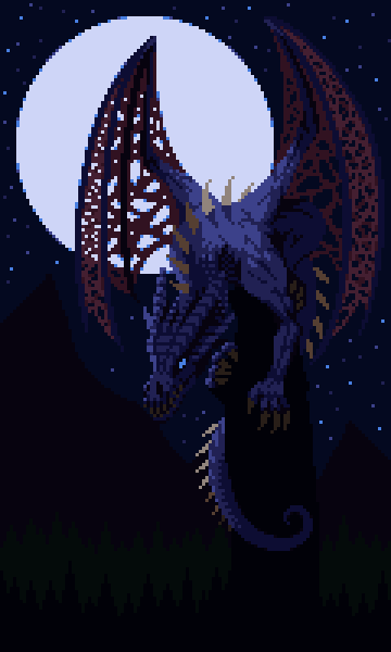 Mattb3rt's tweet photo. Might as well start posting my #pixelart here. Made an undead dragon for the Pixel Joint weekly challenge. Still needs work, but ran out of time. https://t.co/KrNBaHjwTR