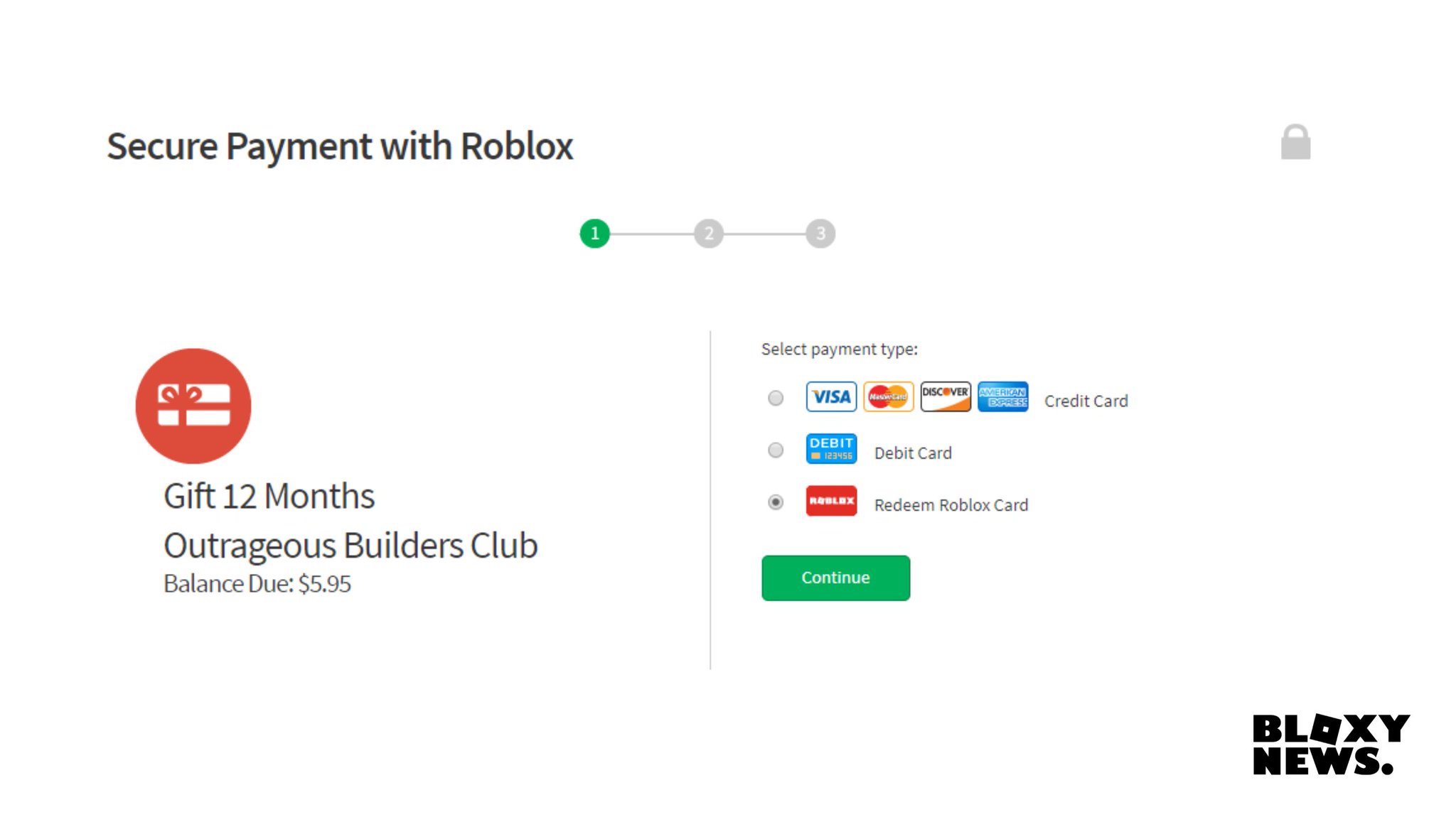Canceling Roblox Builder Club