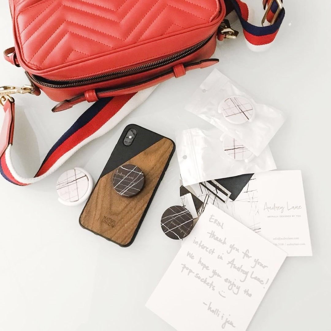 audreylaneco's tweet photo. Loved sharing our Sophia pop-sockets with Erin Melkonian Designs and co. #SpreadTheLove #AudreyStyle https://t.co/qBE8uspMnB