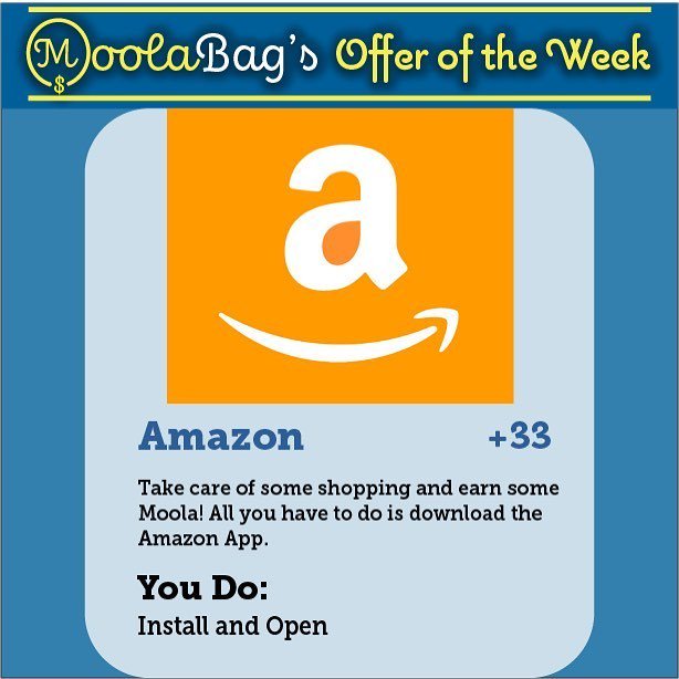 MoolaBag's tweet photo. Are you an Amazon user? If so, download the app on your phone and earn some Moola while doing it.
📲
Follow us for more content
👉@MoolaBag
•
•
•
•
•
#instamoney #financialplanning #personalfinance #moneytips #financialfreedom #startup #cashback #d… https://t.co/ZxKXUrwyTJ https://t.co/xWRToUdhMU