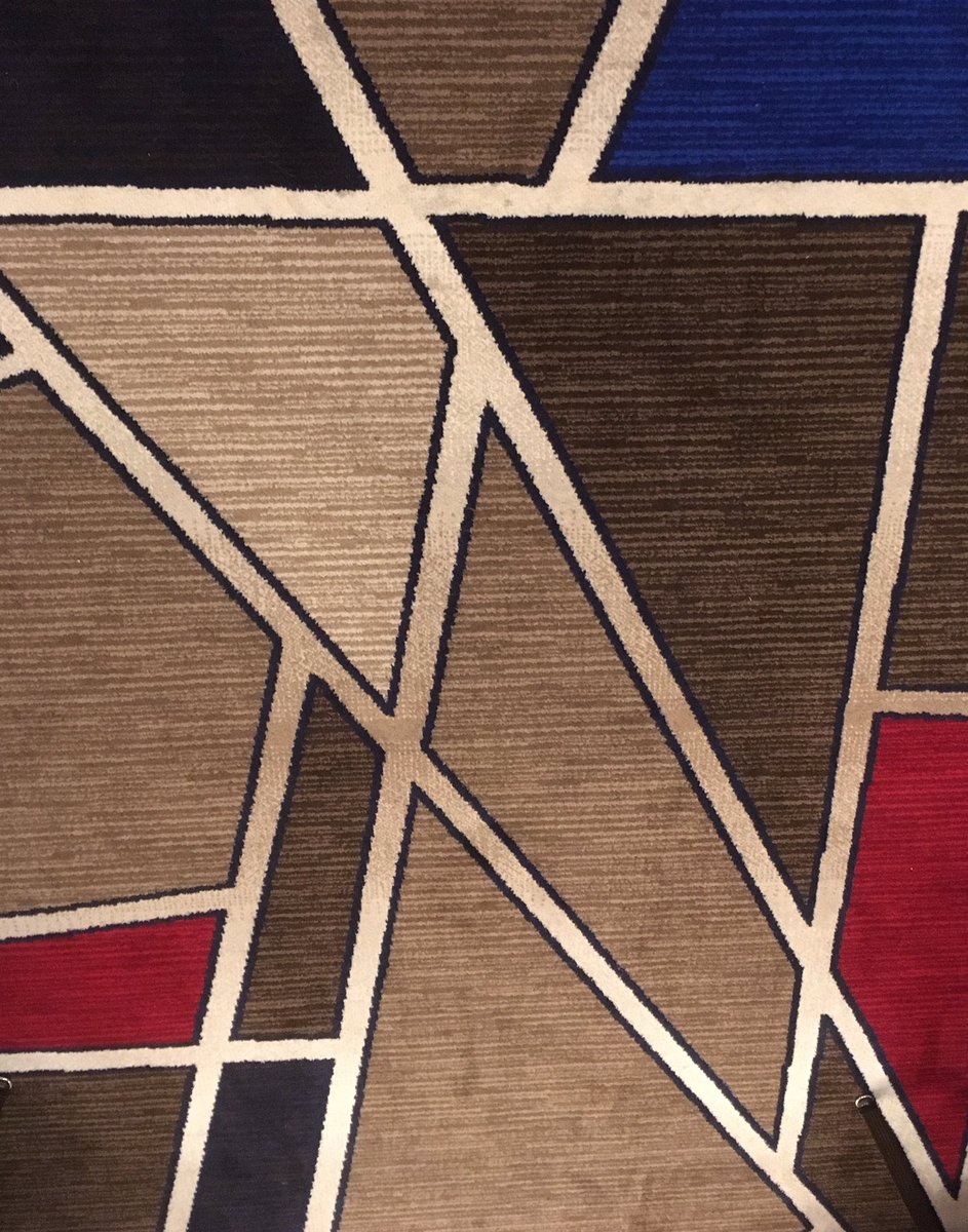 Potter83855's tweet photo. Open your eyes now:
Patterns are ev’rywhere. Some
times planned, sometimes not. #patterns #coeurdaleneidaho #cdaresort #haiku #micropoetry #NationalPoetryMonth #Idaho #idahome #carpet https://t.co/2mzYMMLM6m