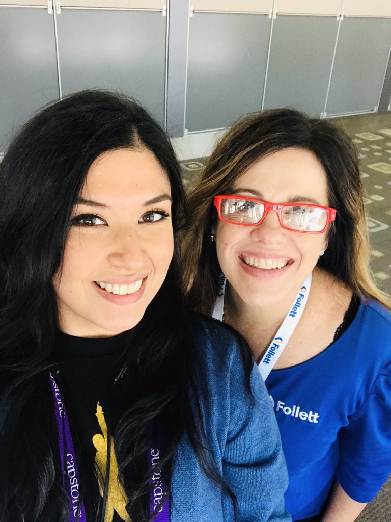 allielibrarian's tweet photo. I’ve been excited about every session I’ve attended at #TechGlamp! Loved DIY App Creator and Selfie Project! Thank you to @MackinLibrary @CapstonePub and @FollettLearning for sponsoring #TxLA19tc! https://t.co/SaC3pKKaA5