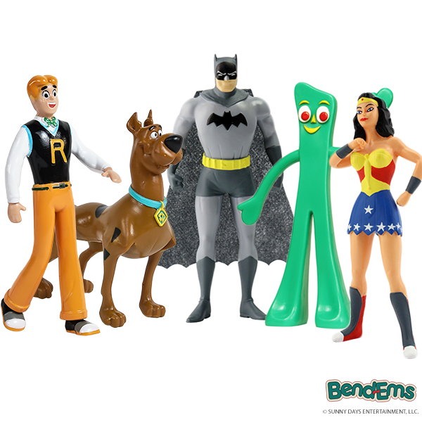 sunnydaysent1's tweet photo. The original bendable, poseable action figure. Be on the lookout for BendEms this fall!
#bendems #sunnydaysent https://t.co/US0aWGJbDi