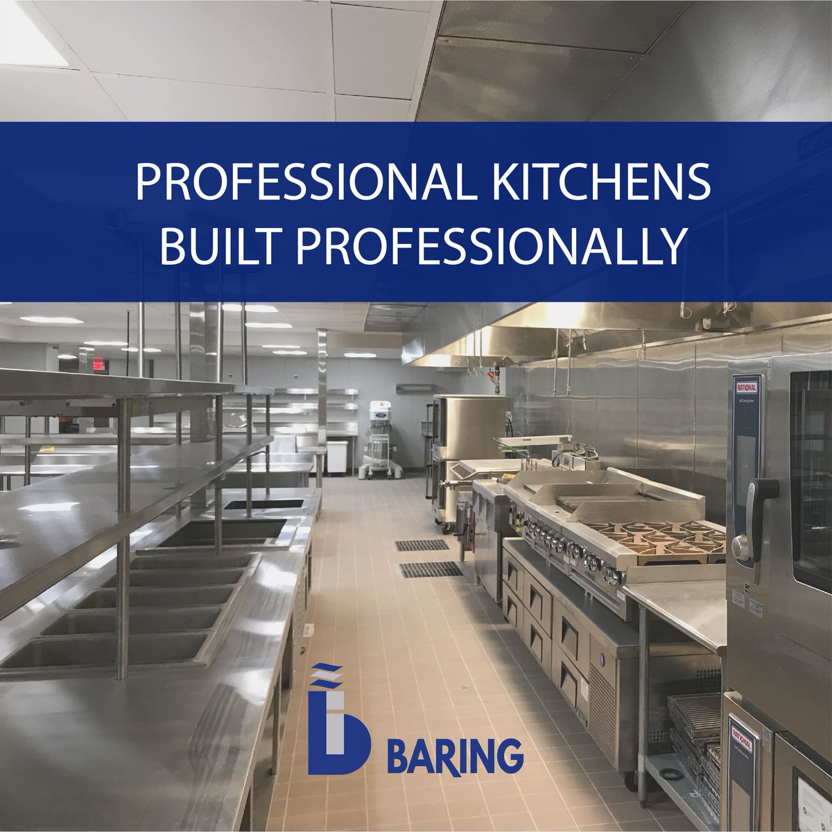 Every piece of equipment is selected and placed with extreme care. Let Baring build you a kitchen truly worth cooking in. baring.com