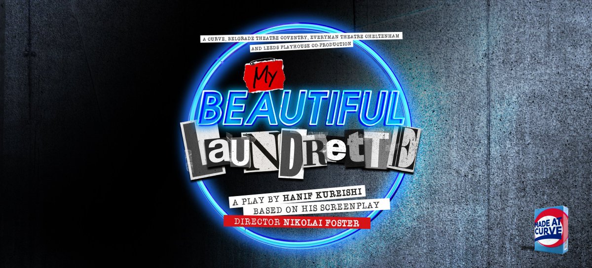 🏳️‍🌈<a href="/CurveLeicester/">Curve</a> announces new co-pro of My Beautiful Laundrette with <a href="/BelgradeTheatre/">Belgrade Theatre</a>, <a href="/Everymanchelt/">Everyman Theatre</a> &amp; <a href="/LeedsPlayhouse/">Leeds Playhouse</a> 🏳️‍🌈

Based on 1985 film &amp; directed by Curve Artistic Director <a href="/NikolaiFoster/">NIKOLAI FOSTER</a> this LGBT piece plays at Curve 20 Sep – 5 Oct before touring
Tickets on sale 16/04