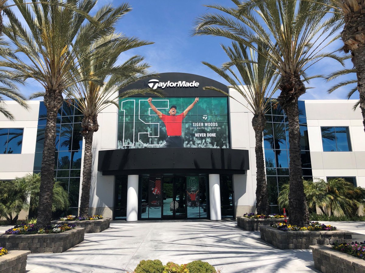 Crisp_Imaging's tweet photo. What an exciting Masters and comeback!  Congrats Tiger and TaylorMade Golf in a most impressive victory!
Crisp Imaging is honored to help celebrate this major victory by printing and installing this iconic moment in Golf History for TaylorMade at their corporate headquarters. https://t.co/tTyAAZmzUZ