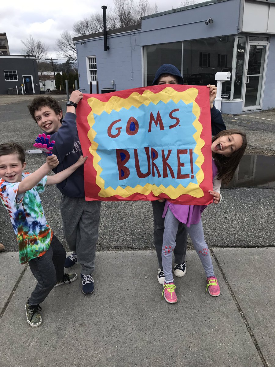 So amazed by Wally’s teacher running the #BostonMarathon today!