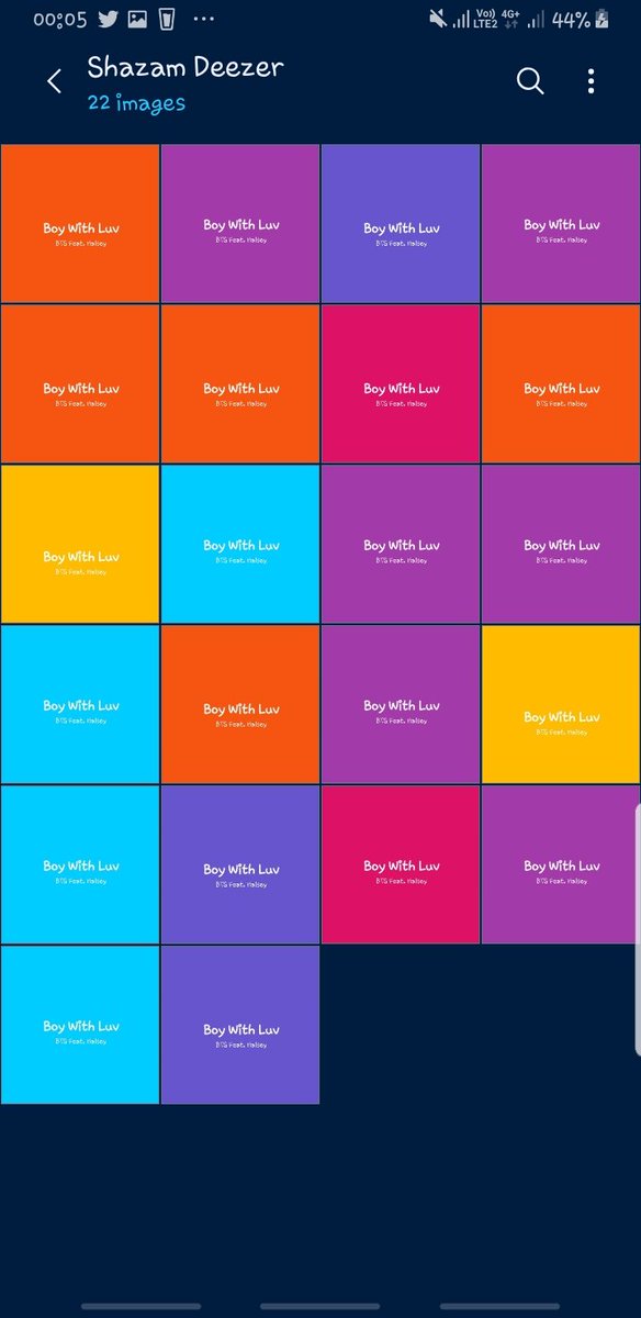 HOABts061313's tweet photo. 🤟 who's still listening while shazaming #BoyWithLuv of @BTS_twt ft. @halsey via @Deezer ? 🎶🎵
⚡ Don't forget to clear data every after shazam. ⚡
#BoyWithLuv200M
#StreamingWithLuv
#MAP_OF_THE_SOUL_PERSONA https://t.co/tA709hkhoz